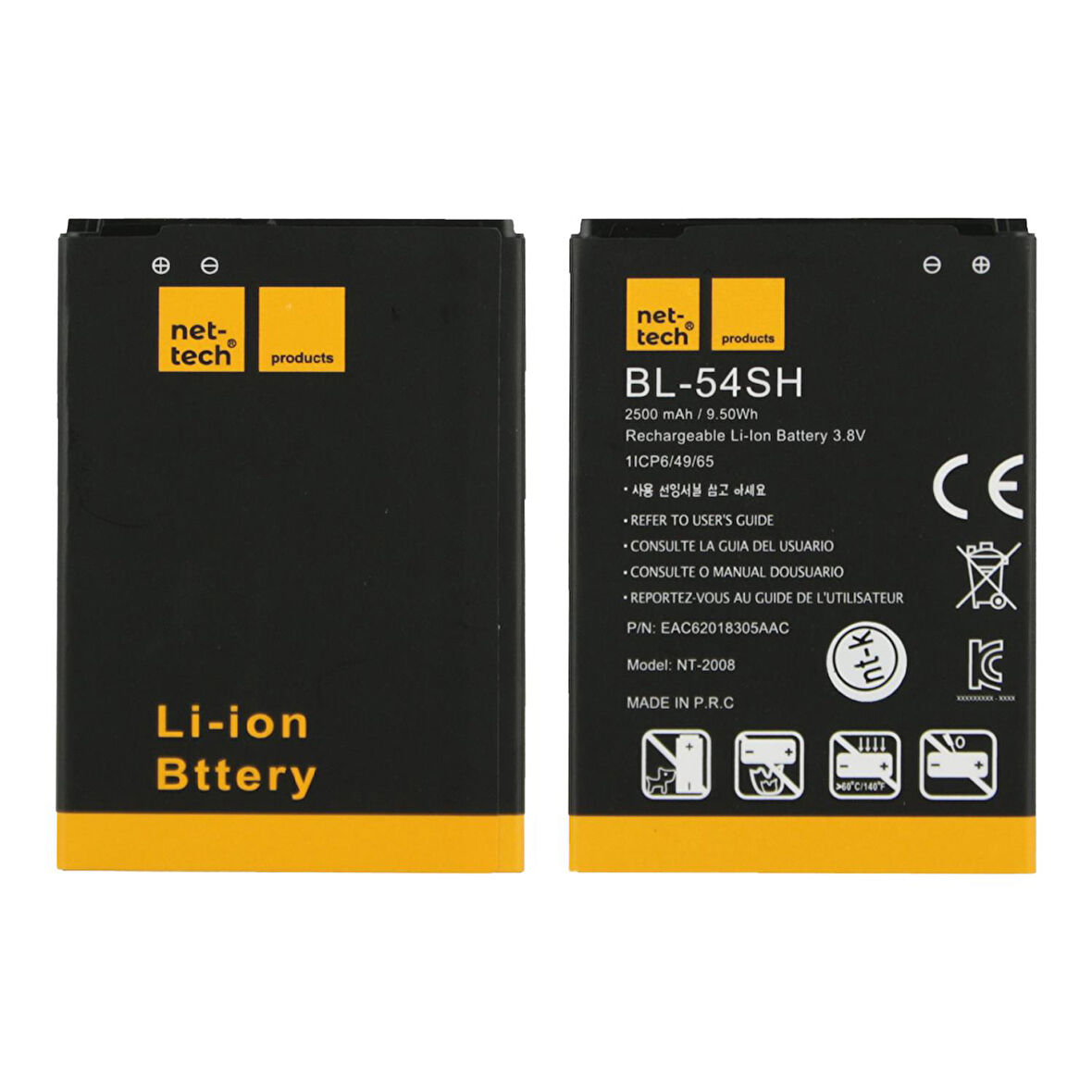 Teknonet LG G3 Mini Uyumlu Nettech BL-54SH 2500 MAh Batarya NT-32448