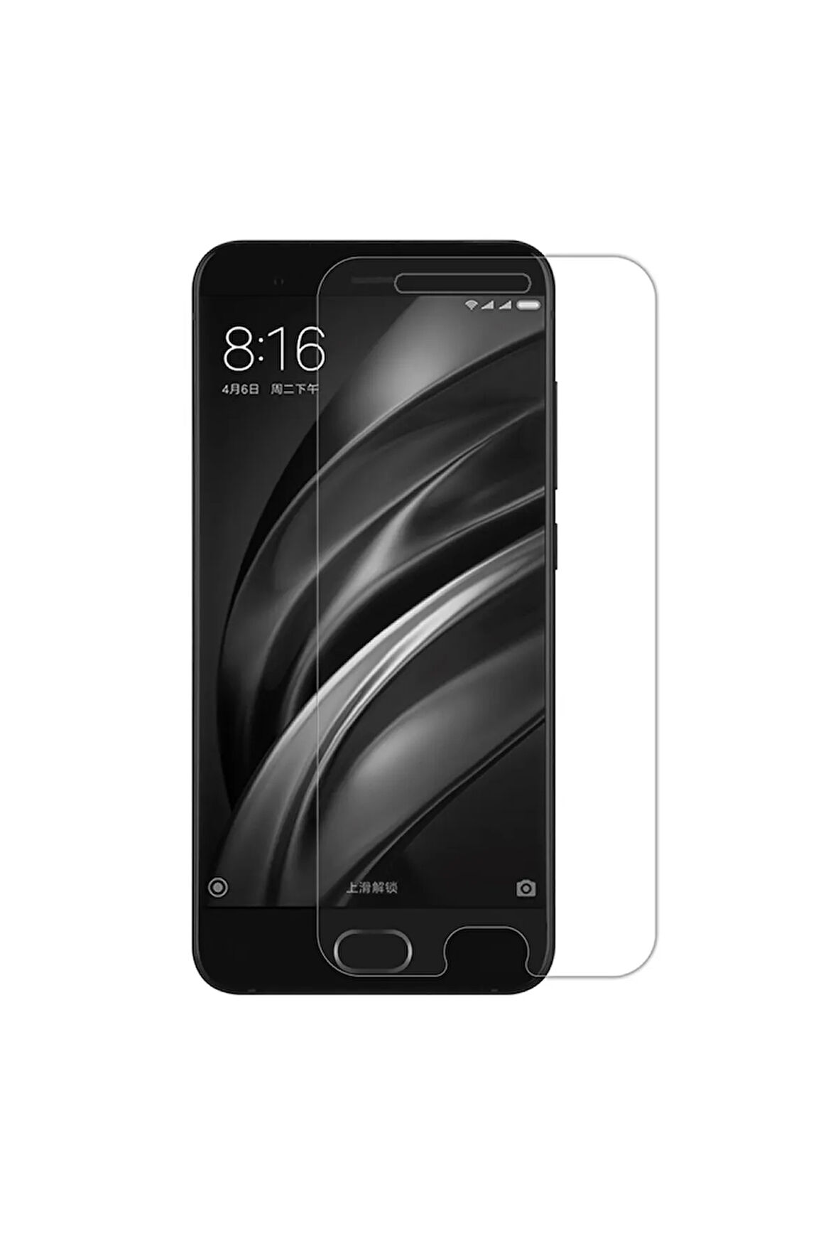 Xiaomi Mi 6 Uyumlu Kılıf Dostu Cam Ekran Koruyucu