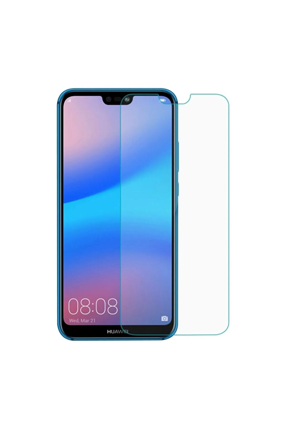 Huawei P20 Lite Uyumlu Ön Koruma Cam Ekran Koruyucu