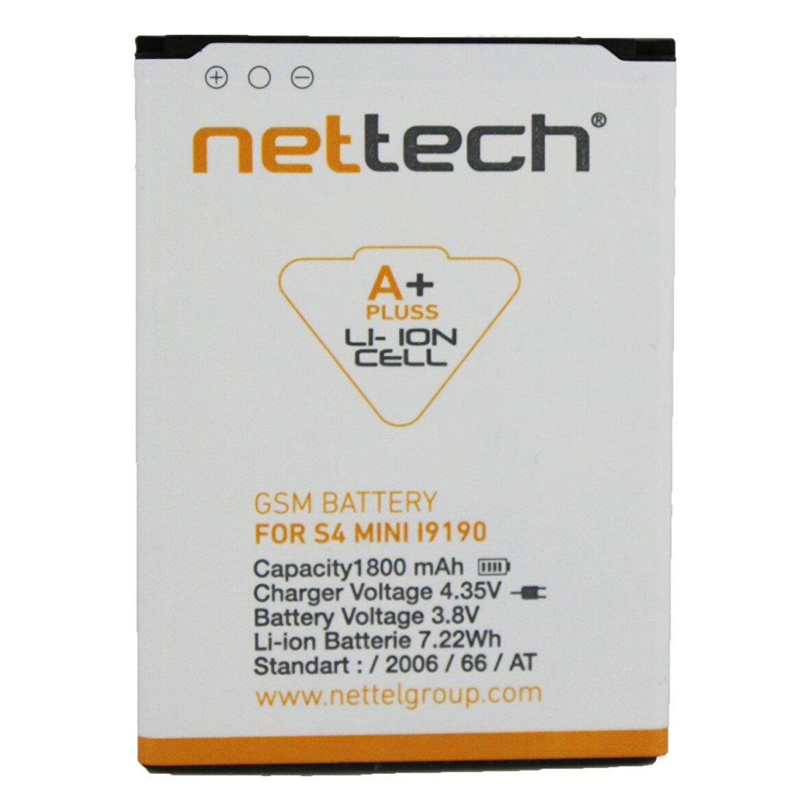 Teknonet Samsung Galaxy i9190 S4 Mini Uyumlu Nettech NT-2479 1800 MAh Batarya NT-2479