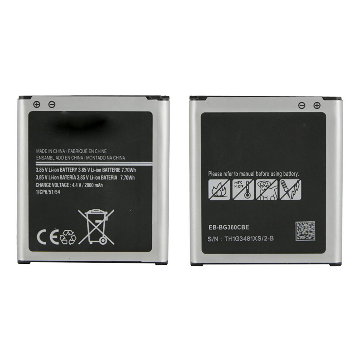 Teknonet Samsung Galaxy J200 J2 Uyumlu Samsung EB-BG360BBE 2750 MAh Batarya NT-5368