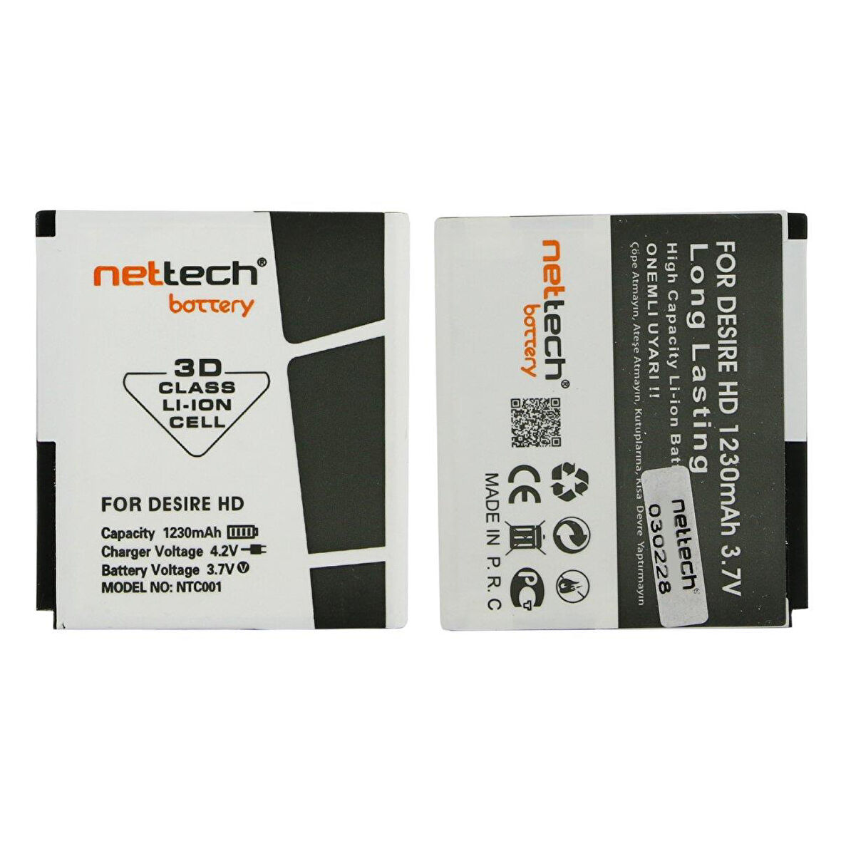 Teknonet HTC Desire Hd Uyumlu Nettech PD98100 1200 MAh Batarya NT-12336