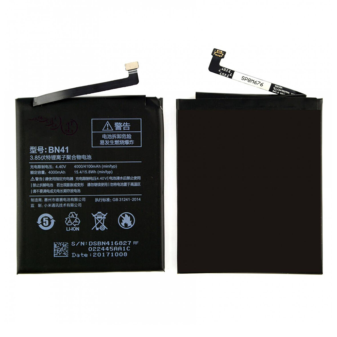Teknonet Xiaomi Redmi Note 4 Uyumlu Xiaomi BN41 4000 MAh Batarya NT-21444