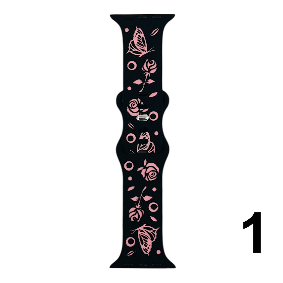 Nettech Apple Watch Seri 40/38 mm Uyumlu Desenli Silikon Kordon NT-115487