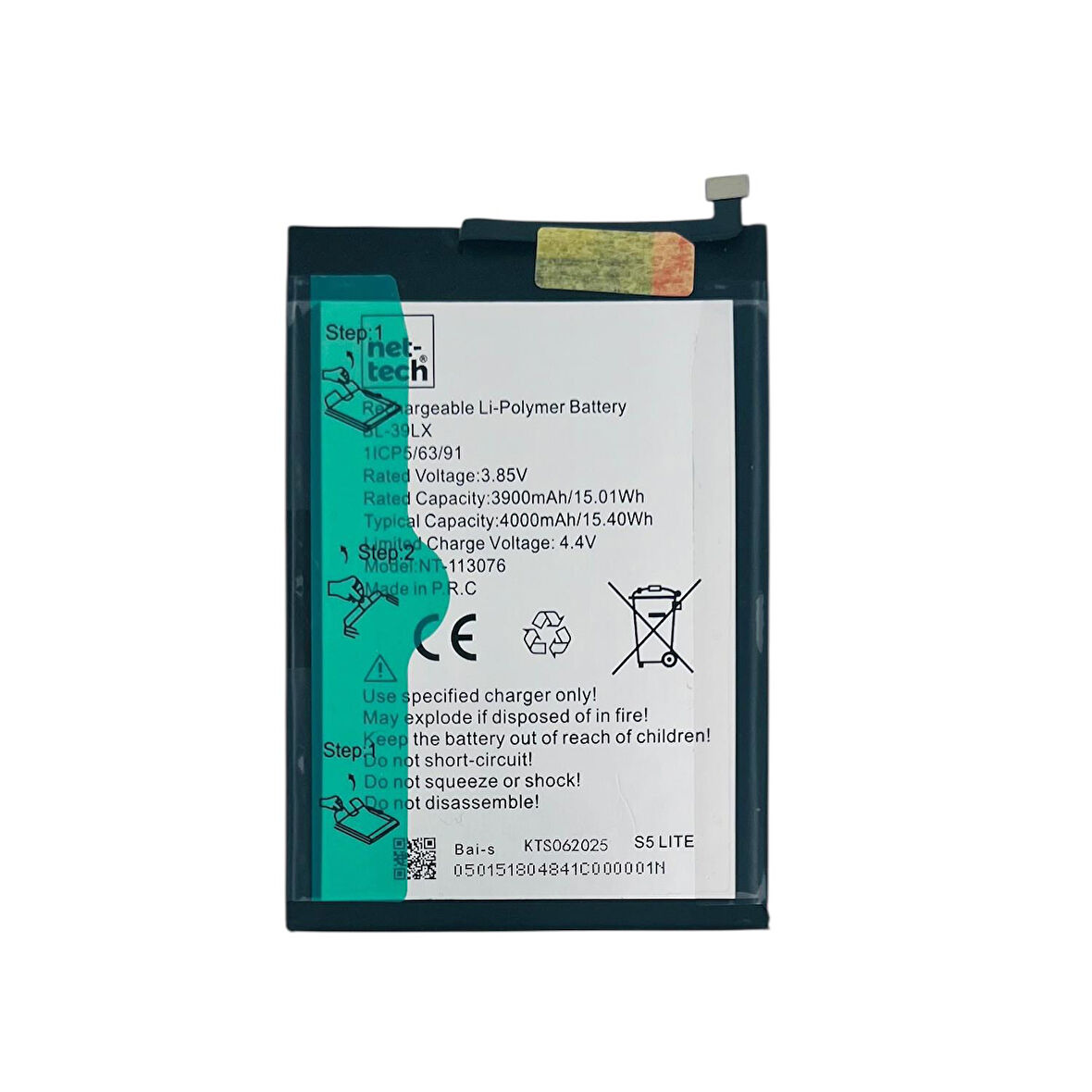 Teknonet Tecno Camon 12 Uyumlu Nettech BL-39LT 5000 MAh Batarya NT-113049