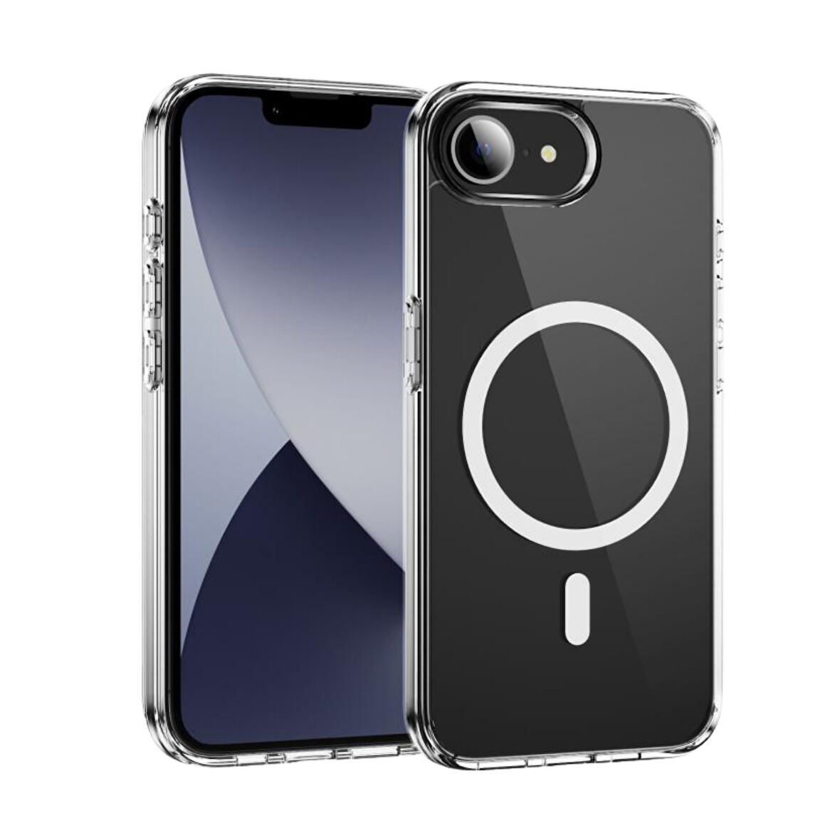 iPhone 16E Magsafe Magsafe Uyumlu Kılıf | Kristal Şeffaflık & Güçlü Mıknatıs