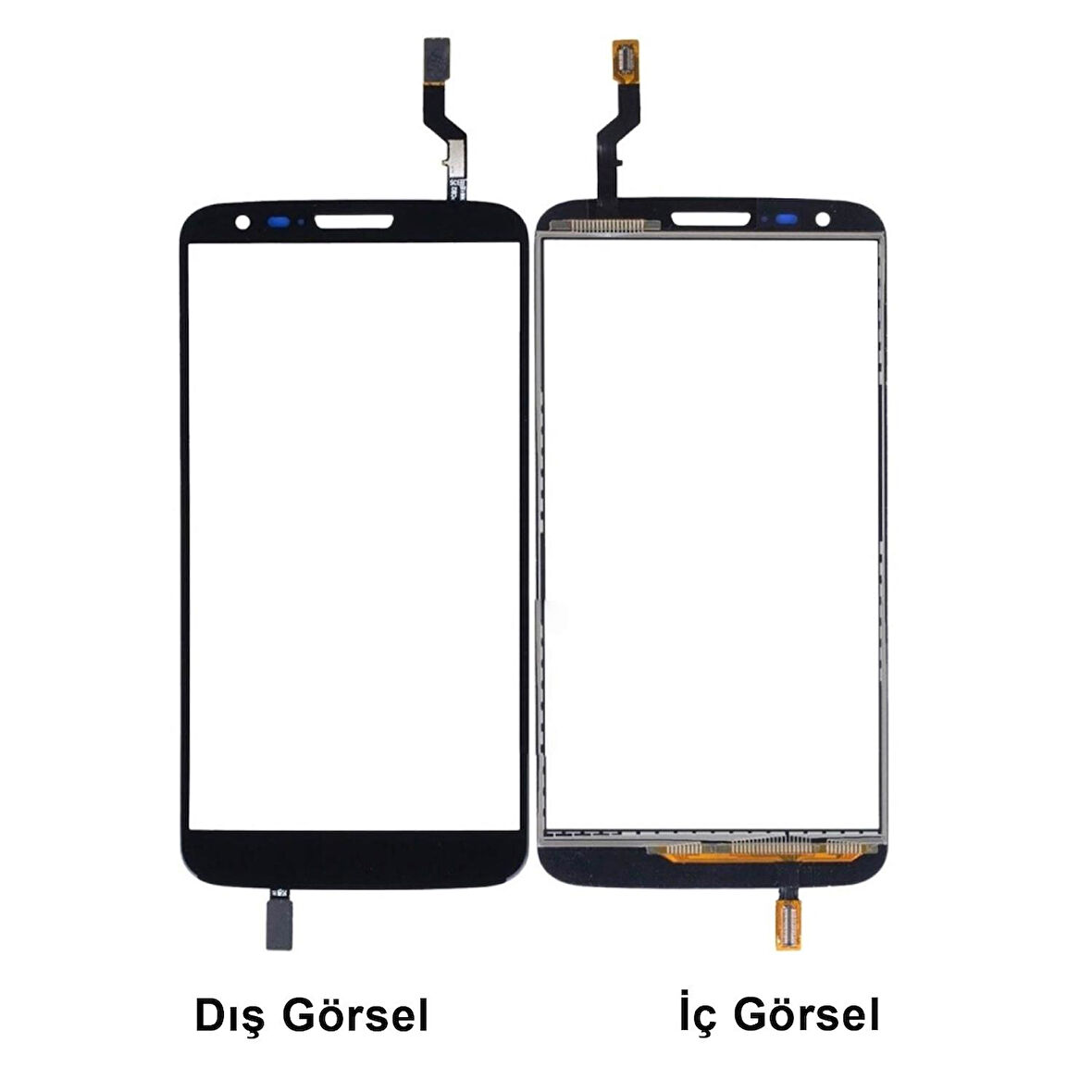 Teknonet LG G2 Uyumlu Dokunmatik Lens + Filmli VR-5249