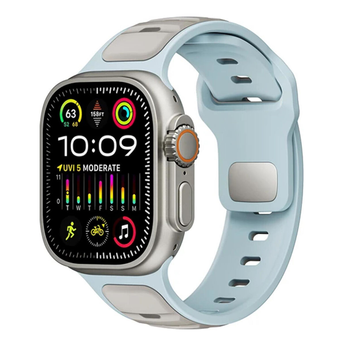 Nettech Apple Watch Seri 40/38 mm Uyumlu Silikon Kordon NT-112516