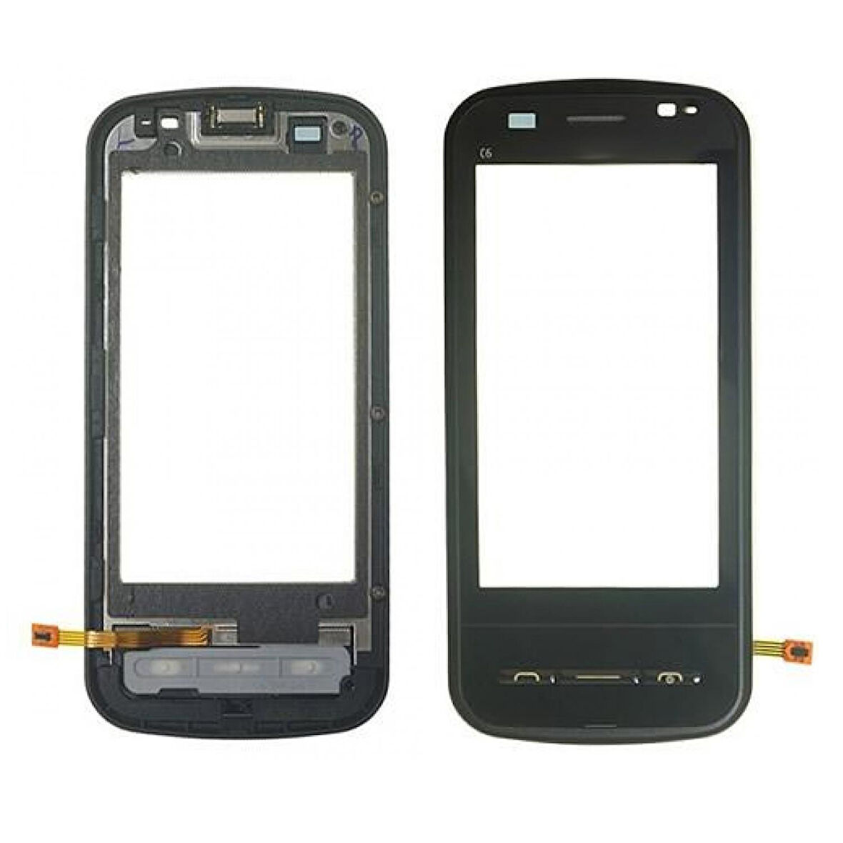 Teknonet Nokia C6 Uyumlu Dokunmatik Lens + Filmli VR-5417