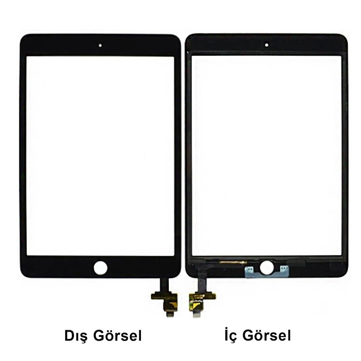 Teknonet Apple iPad Mini 3 Uyumlu Dokunmatik Lens + Filmli VR-2834