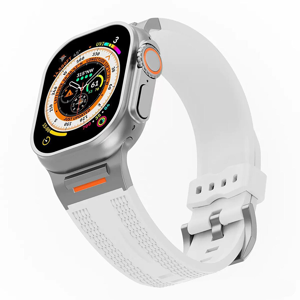 Nettech Apple Watch Series 10 46 mm Uyumlu Silikon Kordon NT-112437