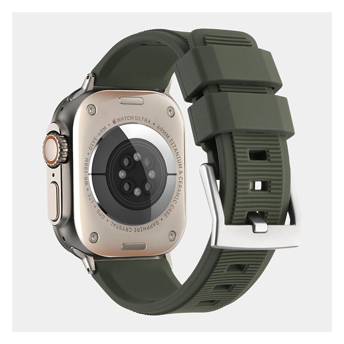 Nettech Apple Watch Seri 42/44 mm Uyumlu Silikon Kordon NT-112356