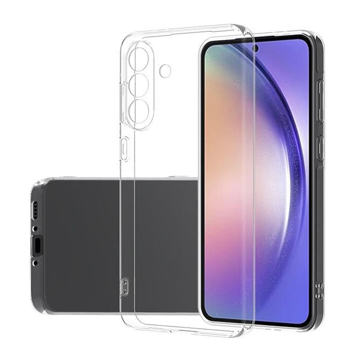 Samsung Galaxy A56 Lux Seri Kamera Korumalı Premium Şeffaf Silikon Kılıf