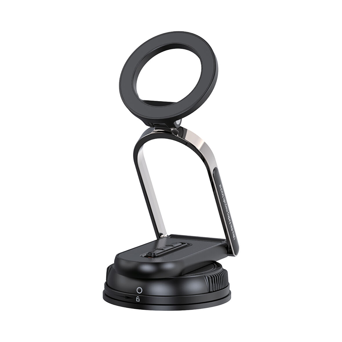 Nettech NT-CHC33 Katlanabilir Manyetik Araç İçi Telefon Tutucu ve MagSafe Şarj Cihazı (Çift Tabanlı)