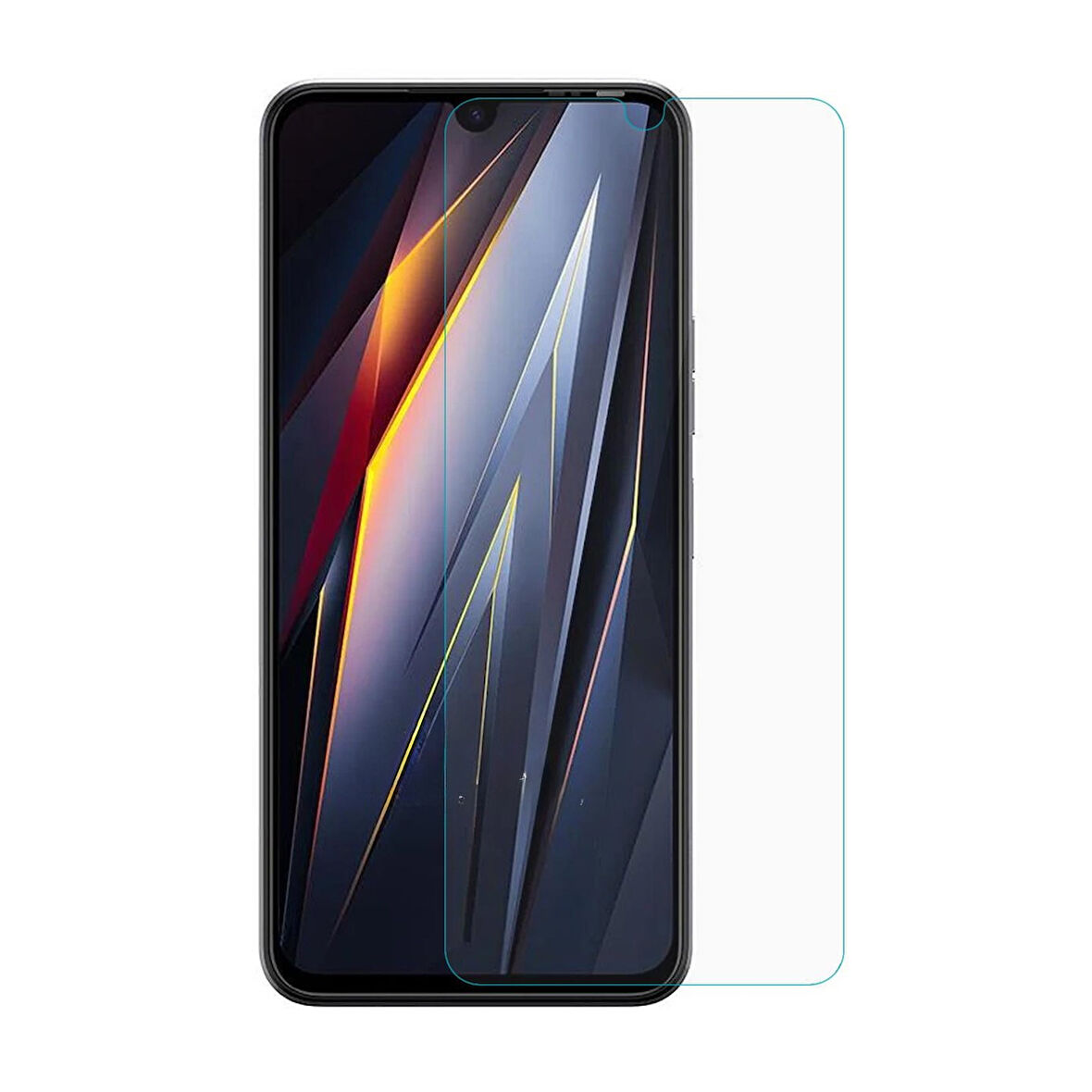 Tecno Pova 4 Uyumlu Şeffaf Temperli Cam Ekran Koruyucu