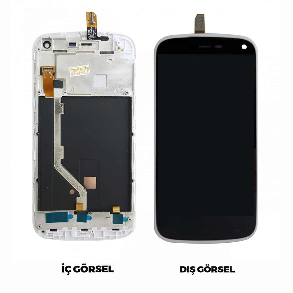 Teknonet General Mobile Discovery E3 Uyumlu Org Lcd+Dokunmatik+Çıtalı VR-3012