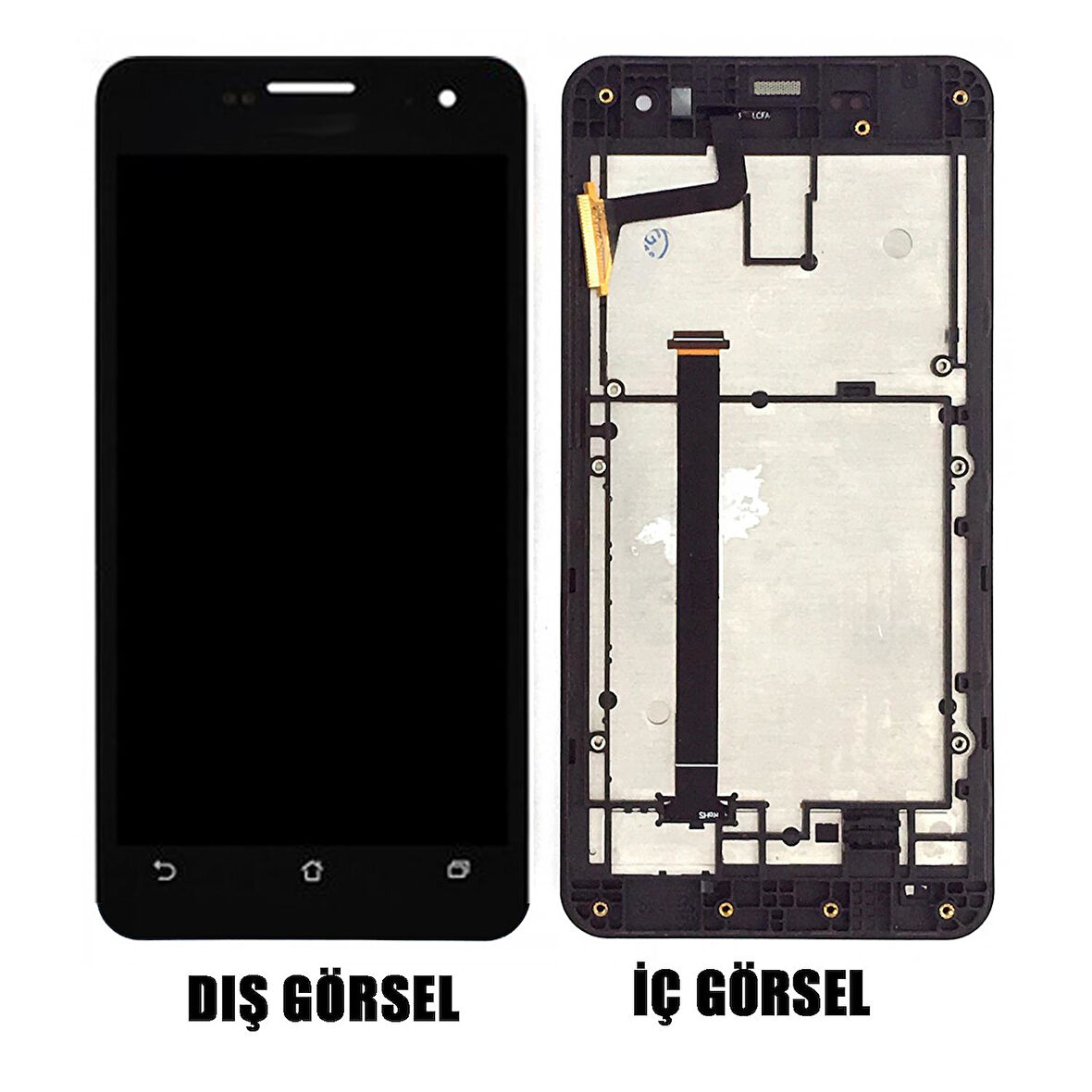 Teknonet Asus Zenfone 5 A501Cg Uyumlu Org Lcd+Dokunmatik+Çıtalı VR-4722