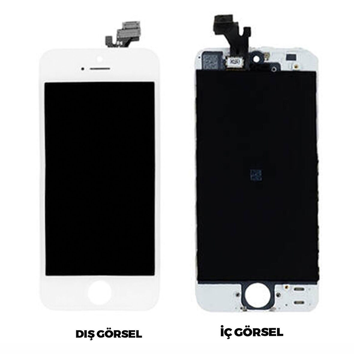 Teknonet Apple iPhone 5 Uyumlu AA Kalite Lcd+Dokunmatik+Çıtalı VR-1674