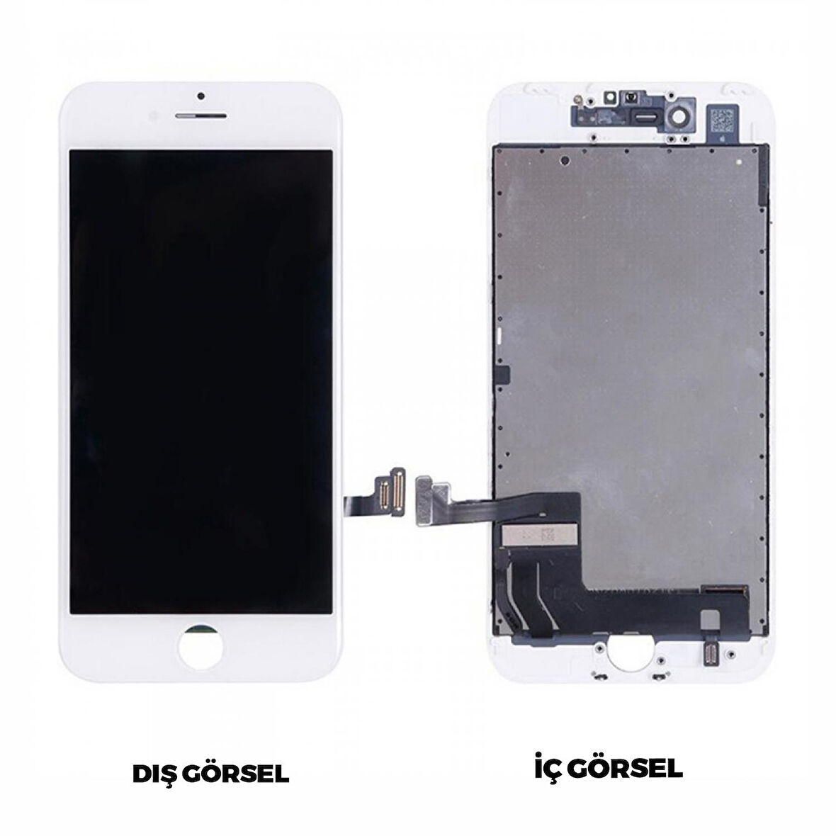 Teknonet Apple iPhone 7 Uyumlu Org Lcd+Dokunmatik+Çıtalı VR-2654
