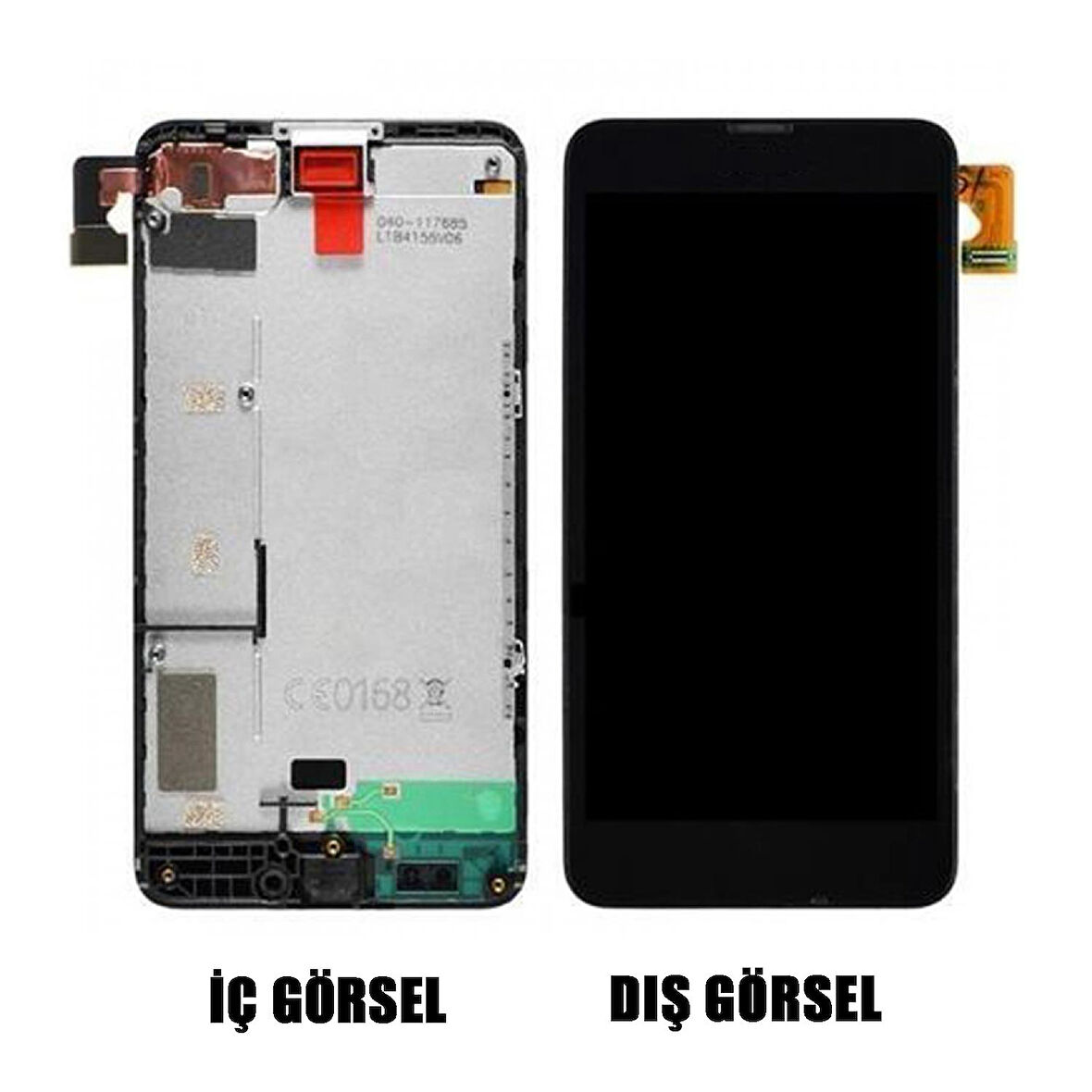 Teknonet Nokia N640 Uyumlu Org Lcd+Dokunmatik+Çıtalı VR-4679