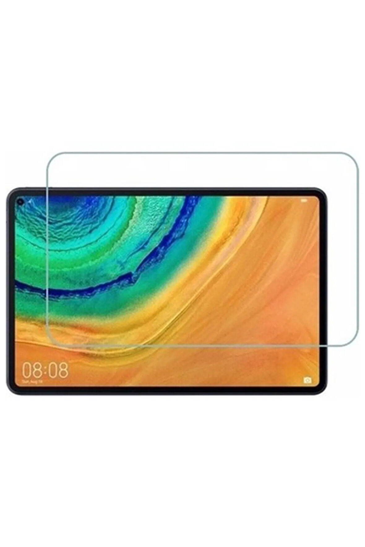 Huawei MatePad Pro 12.6 Uyumlu Ön Koruma Cam Ekran Koruyucu - Şeffaf