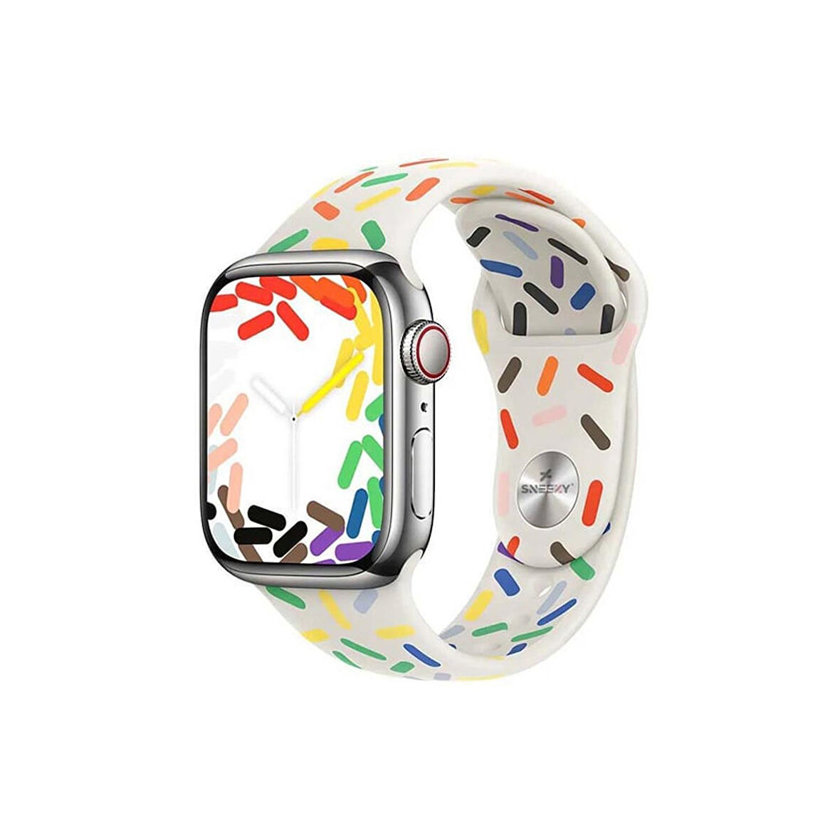 Nettech Apple Watch Seri 40/38 mm Uyumlu Silikon Kordon NT-110252