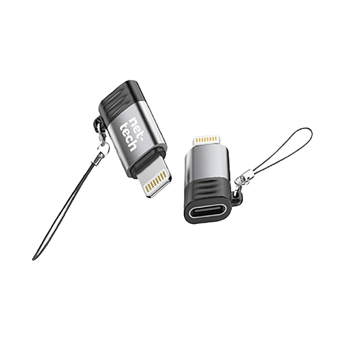 Nettech NT-OT09 Type-c To Lighting Dönüştürücü (Siyah)