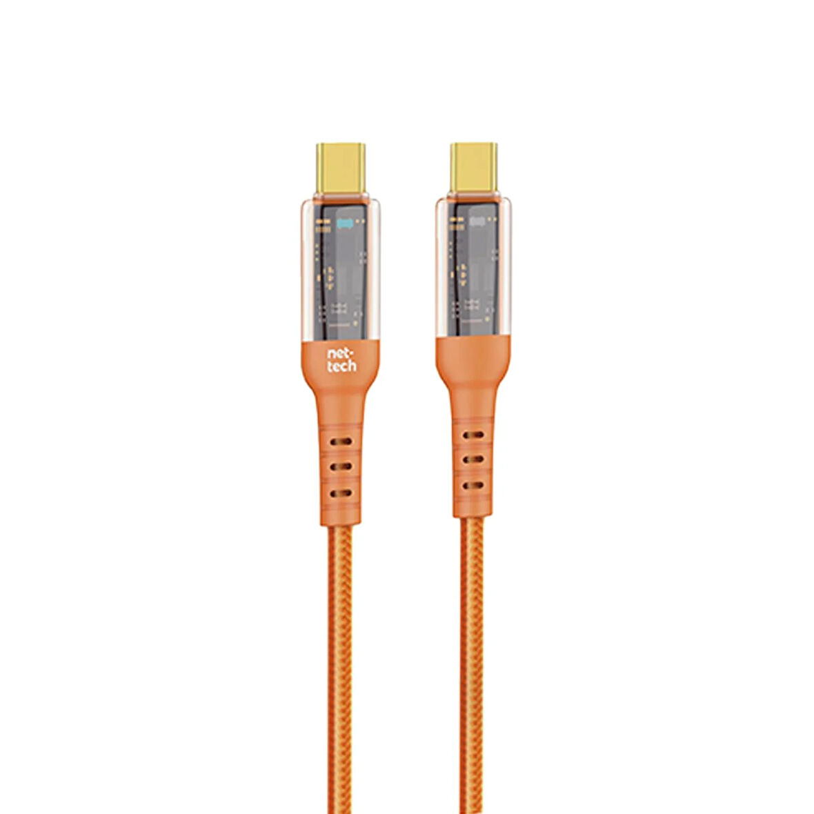 Nettech NT-DC36 60W Plastik 100 Cm Type-C To Type-C Şarj ve Data Kablosu NT-108305