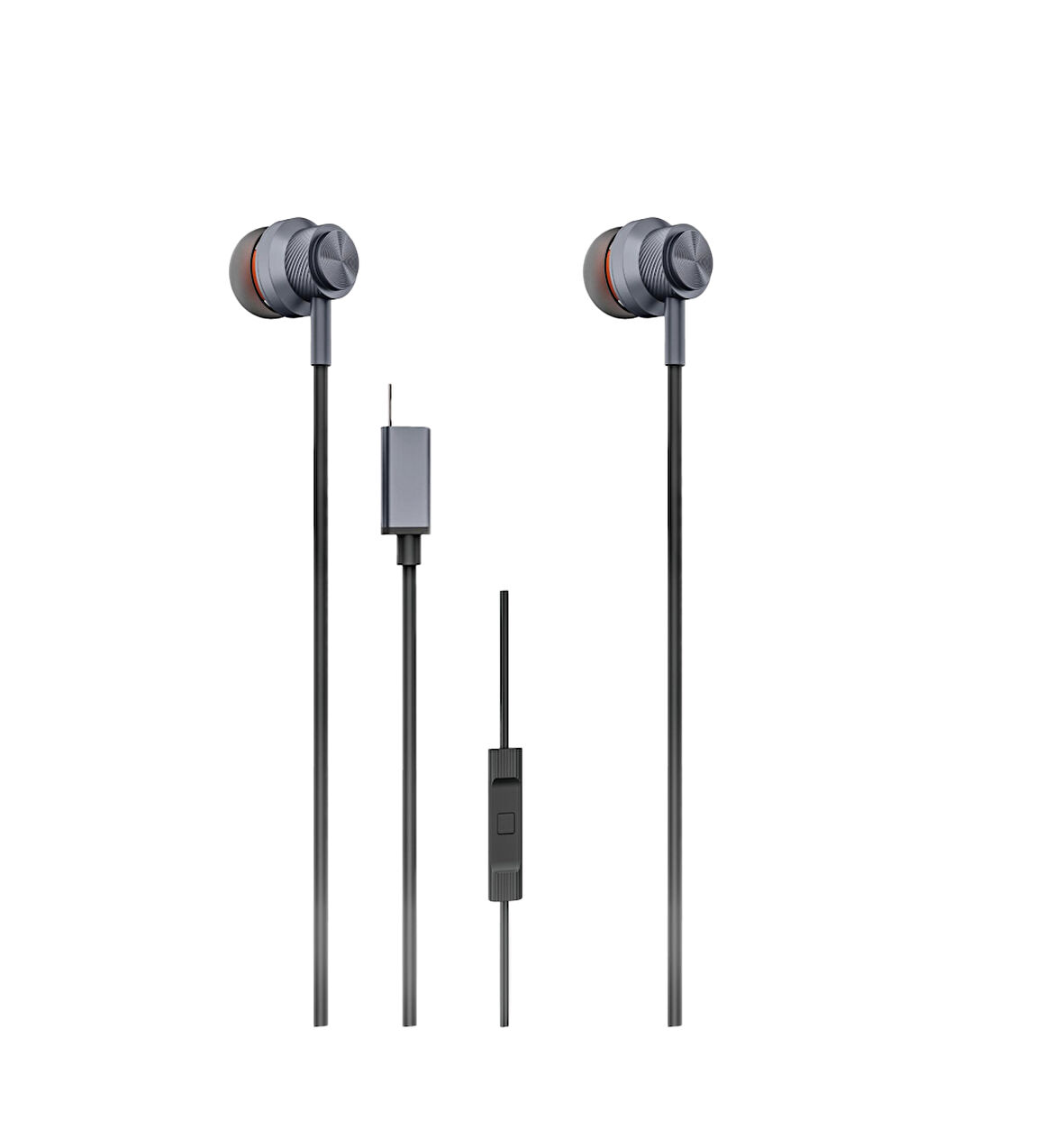 Nettech NT-42 Type-C Girişli Kulak İçi Kulaklık (Siyah)