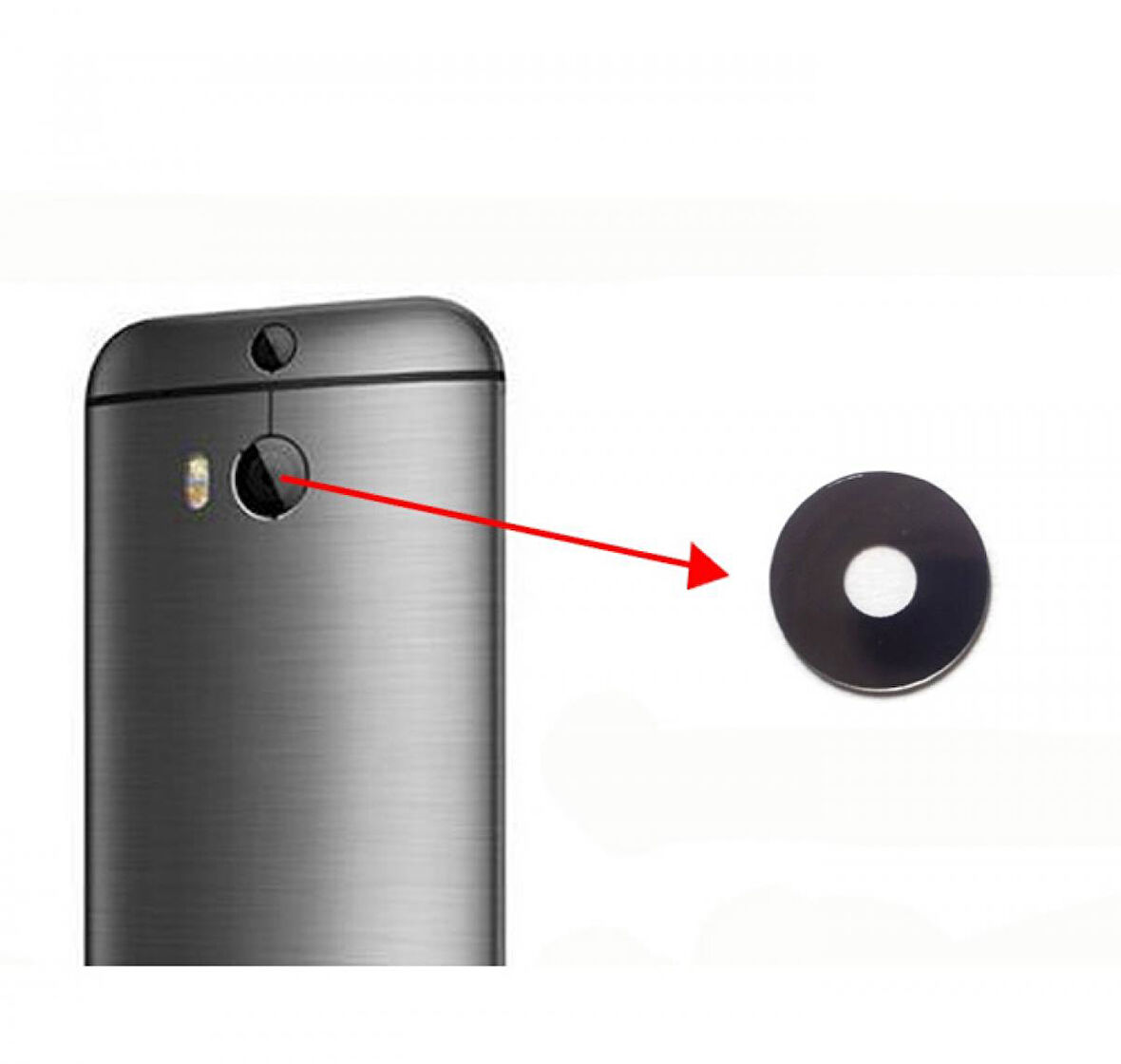 Teknonet HTC M8 Uyumlu Kamera Camı NT-17003