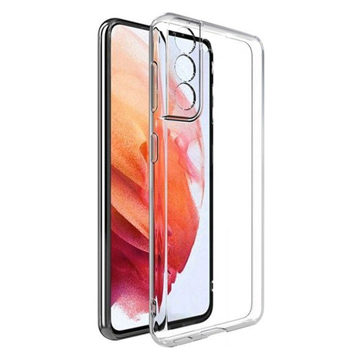 Samsung Galaxy S24 Lux Seri Premium Şeffaf Silikon Kılıf