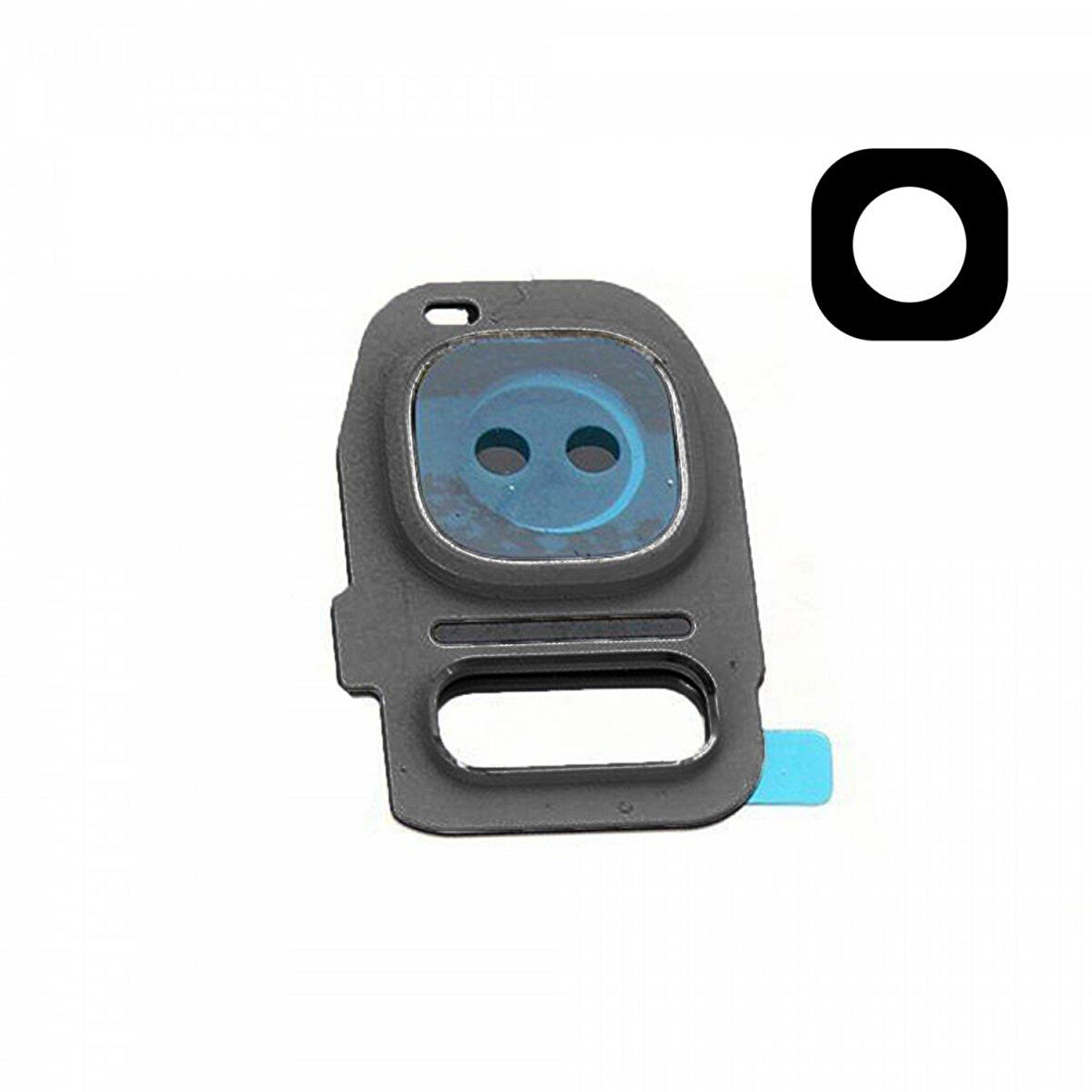 Teknonet Samsung Galaxy G935 S7 Edge Uyumlu Çerçeveli Kamera Camı VR-13148