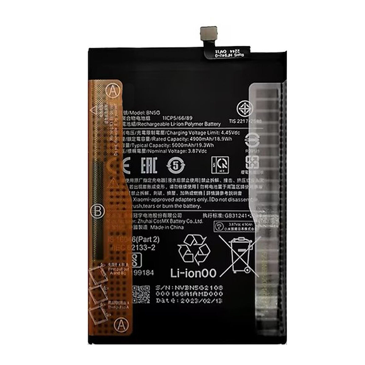 Teknonet Xiaomi Redmi 10A Uyumlu Nettech 5000 MAh Batarya NT-104105