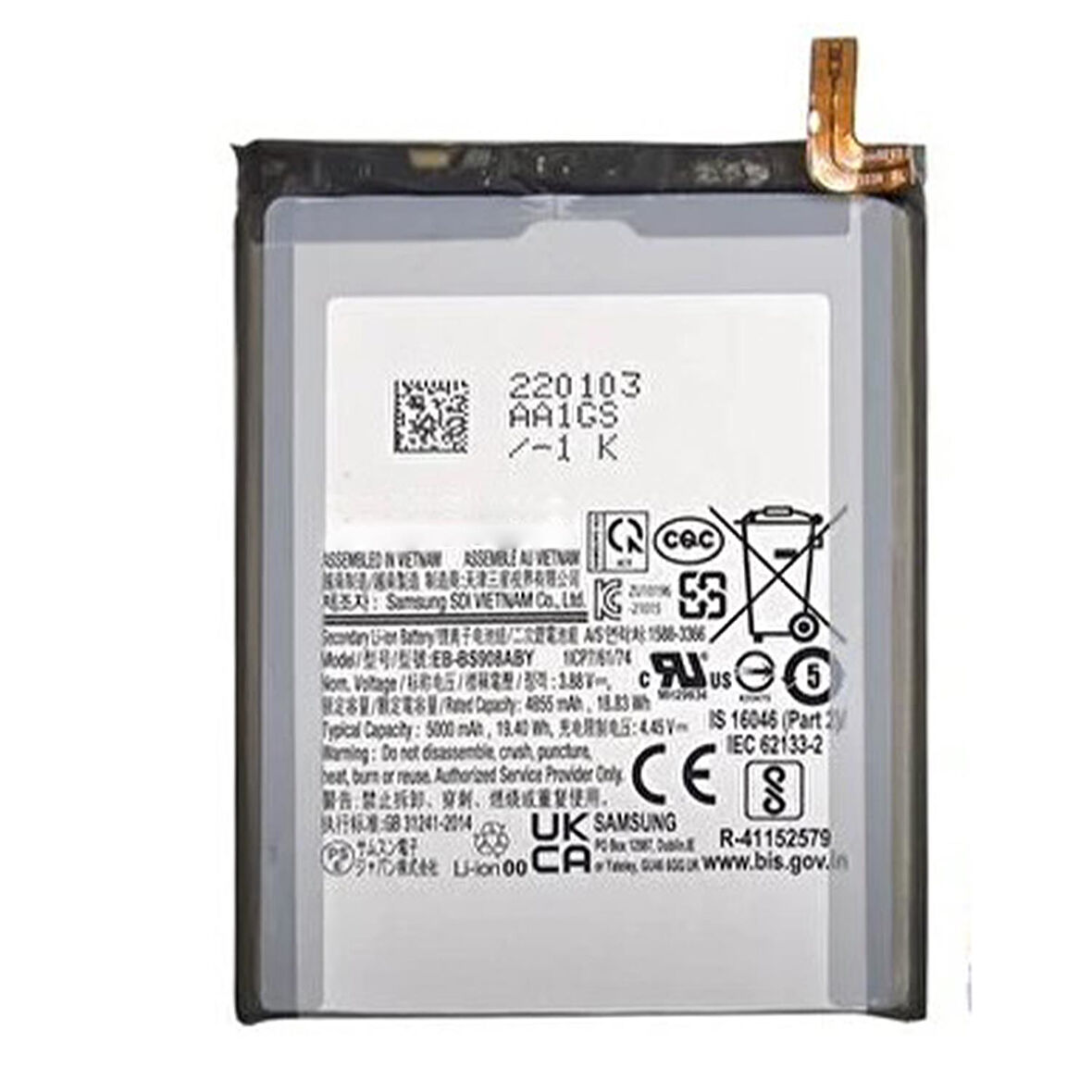 Teknonet Samsung Galaxy S22 Ultra Uyumlu Nettech 5000 MAh Batarya NT-104092