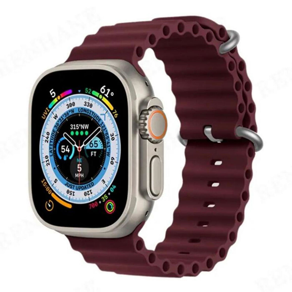 Nettech Apple Watch Series 41 mm Uyumlu Silikon Kordon NT-102963