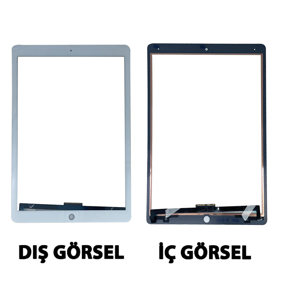 Teknonet Apple iPad Pro 12.9 2.Nesil Uyumlu Dokunmatik Lens + Oca NT-96427