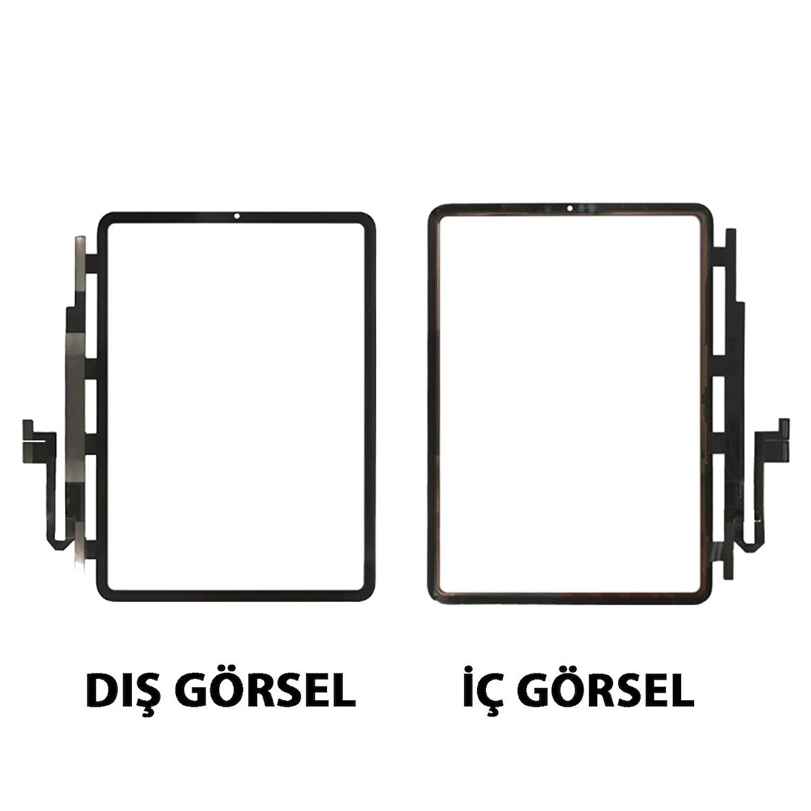 Teknonet Apple iPad Pro 11 inç Uyumlu Dokunmatik Lens + Oca + Polarize + Çerçeve NT-101770