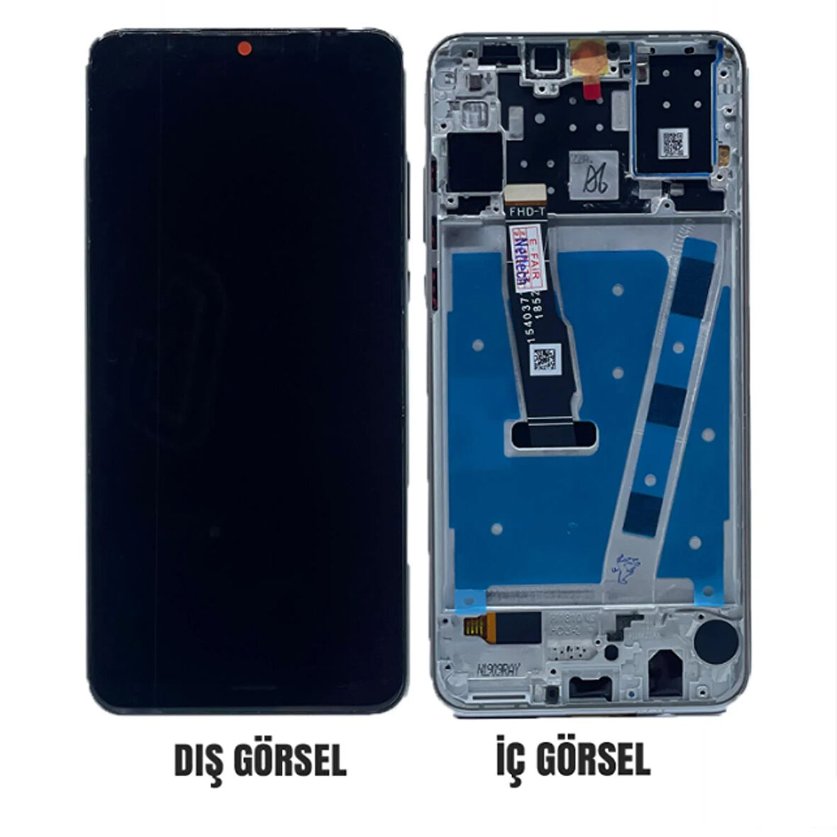 Teknonet Huawei P30 Lite Uyumlu AA Kalite Lcd+Dokunmatik+Çıtalı NT-100694