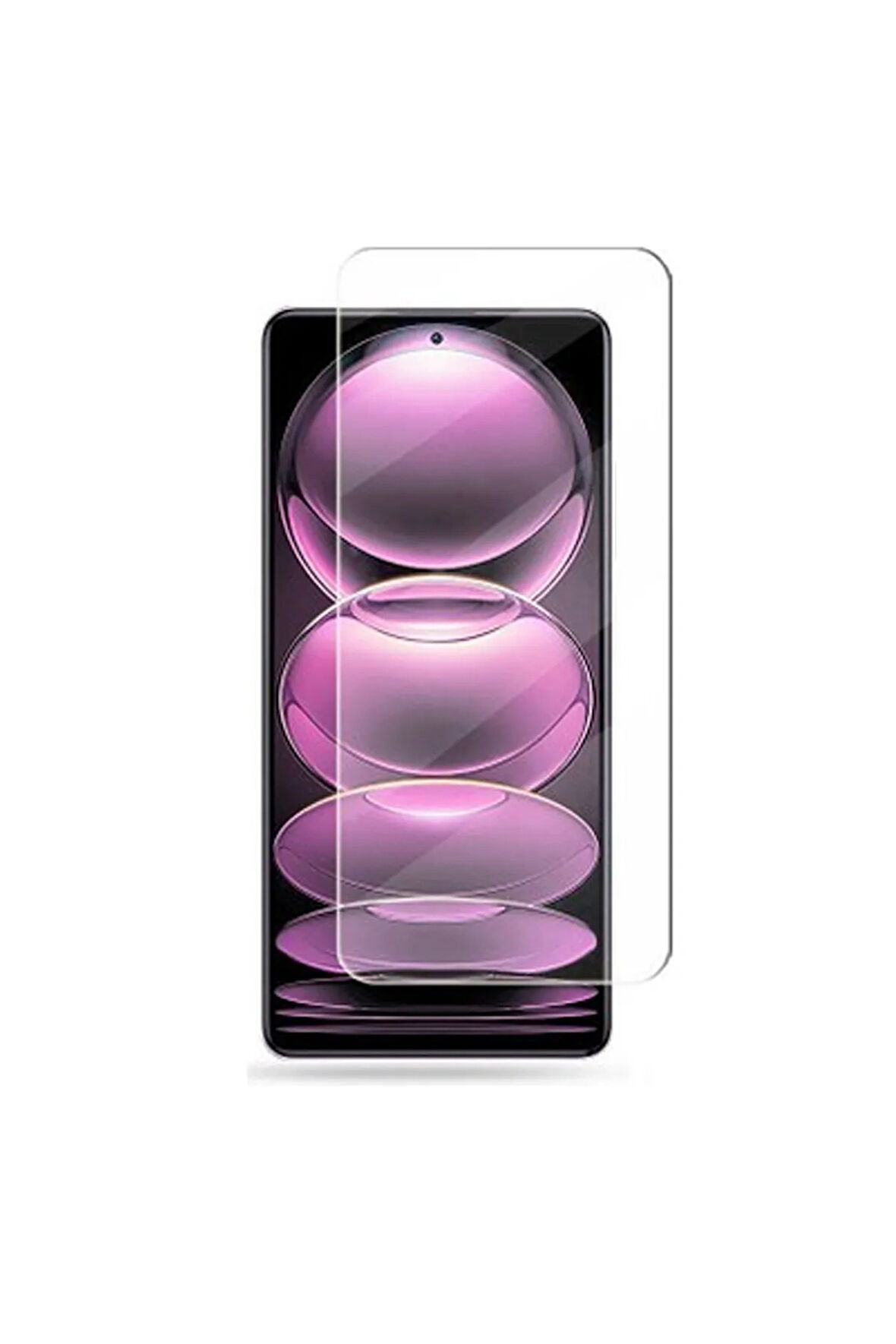 Xiaomi Redmi Note 12 Uyumlu Ön Koruma Cam Ekran Koruyucu - Şeffaf