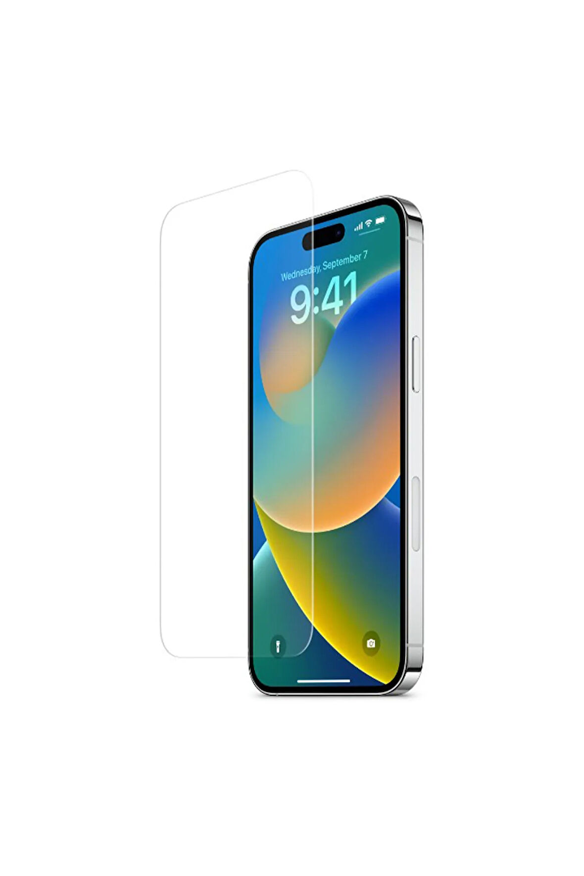 iPhone 14 Pro Max Uyumlu Kılıf Dostu Cam Ekran Koruyucu - Şeffaf