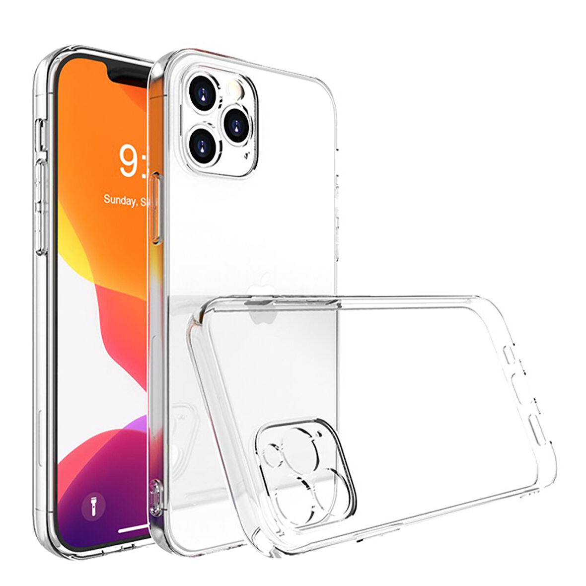 iPhone 14 Pro Max Uyumlu Lüx Seri Şeffaf Silikon Kılıf