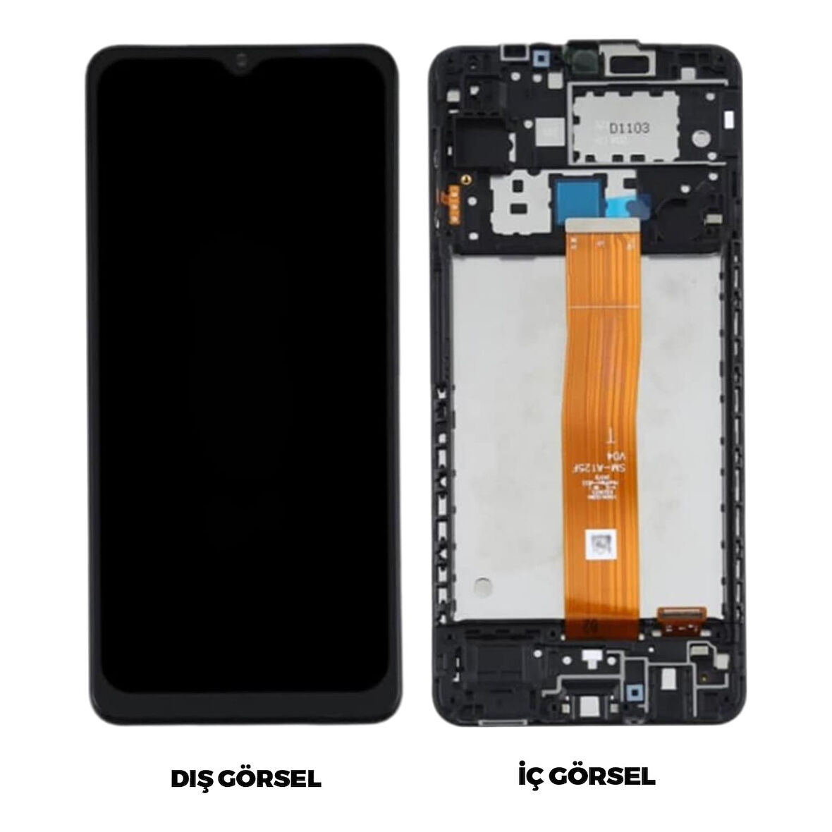 Teknonet Samsung Galaxy A02 Uyumlu Org Lcd+Dokunmatik+Çıtalı NT-96601