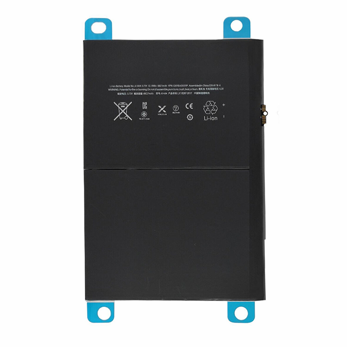 Teknonet Apple iPad Air Uyumlu Nettech A1484 8827 mAh Batarya NT-96515