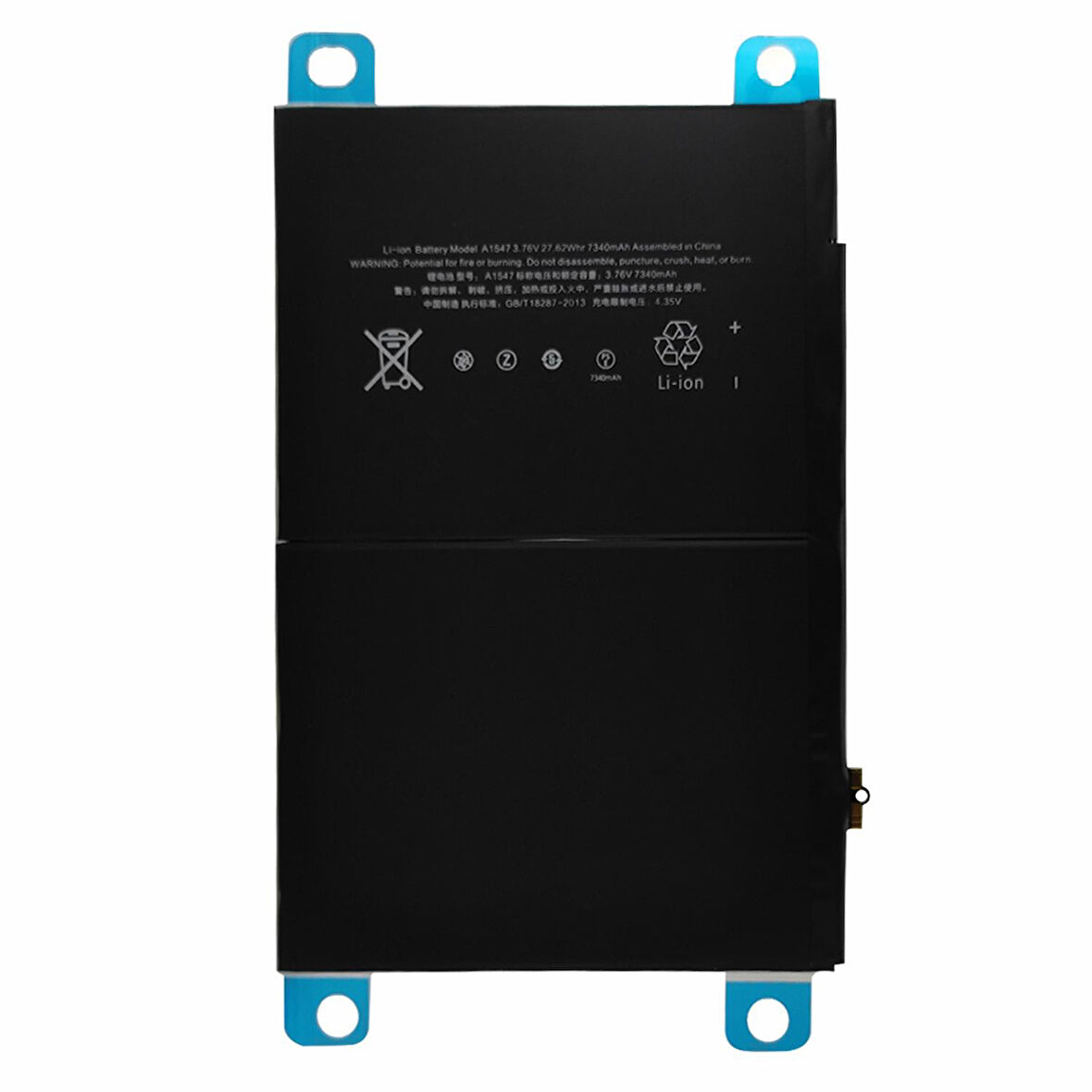 Teknonet Apple iPad Air 2 Uyumlu Nettech A1547 7340 mAh Batarya NT-96513