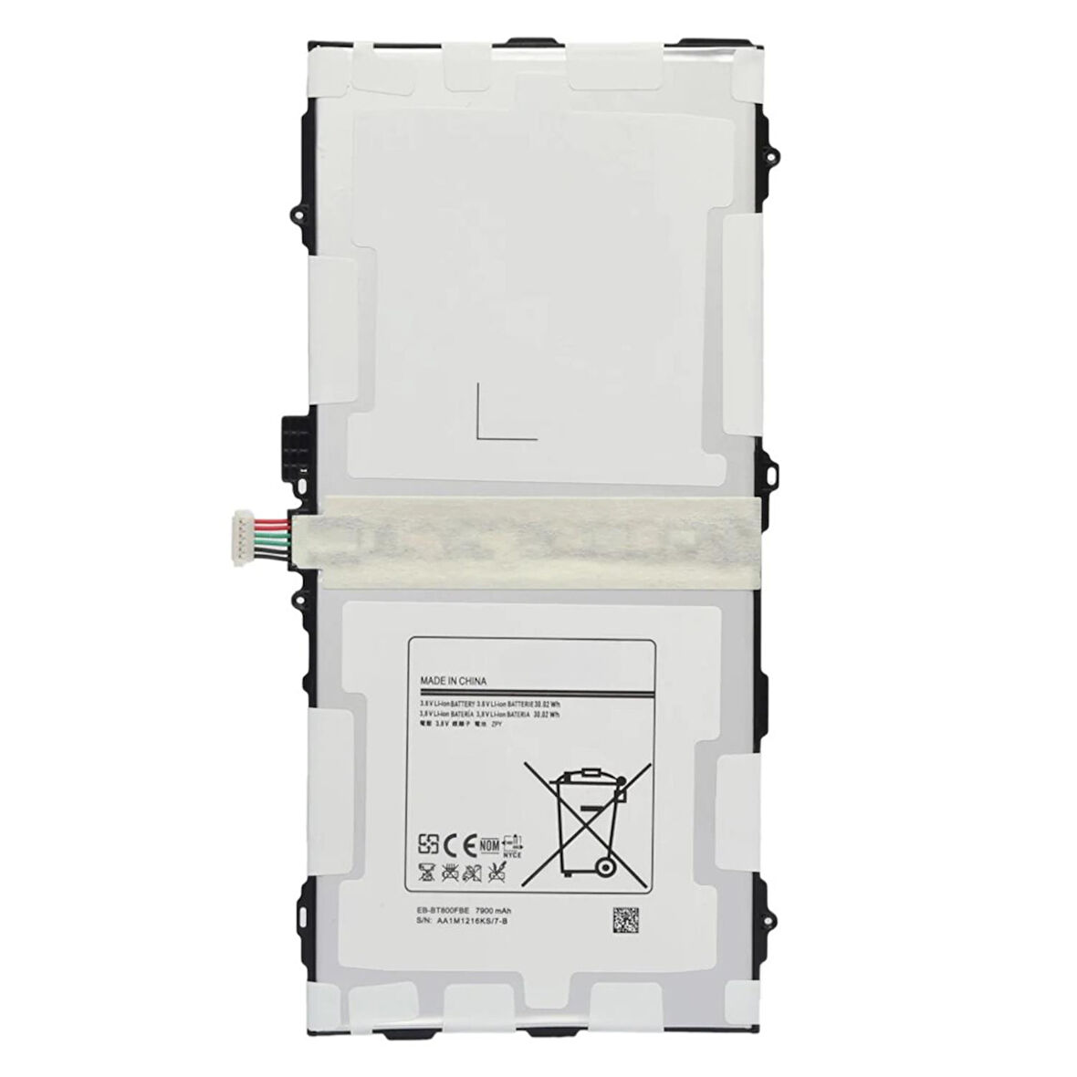 Teknonet Samsung Galaxy T800 Tab S 10.5 Uyumlu Nettech 7812 mAh Batarya NT-96511