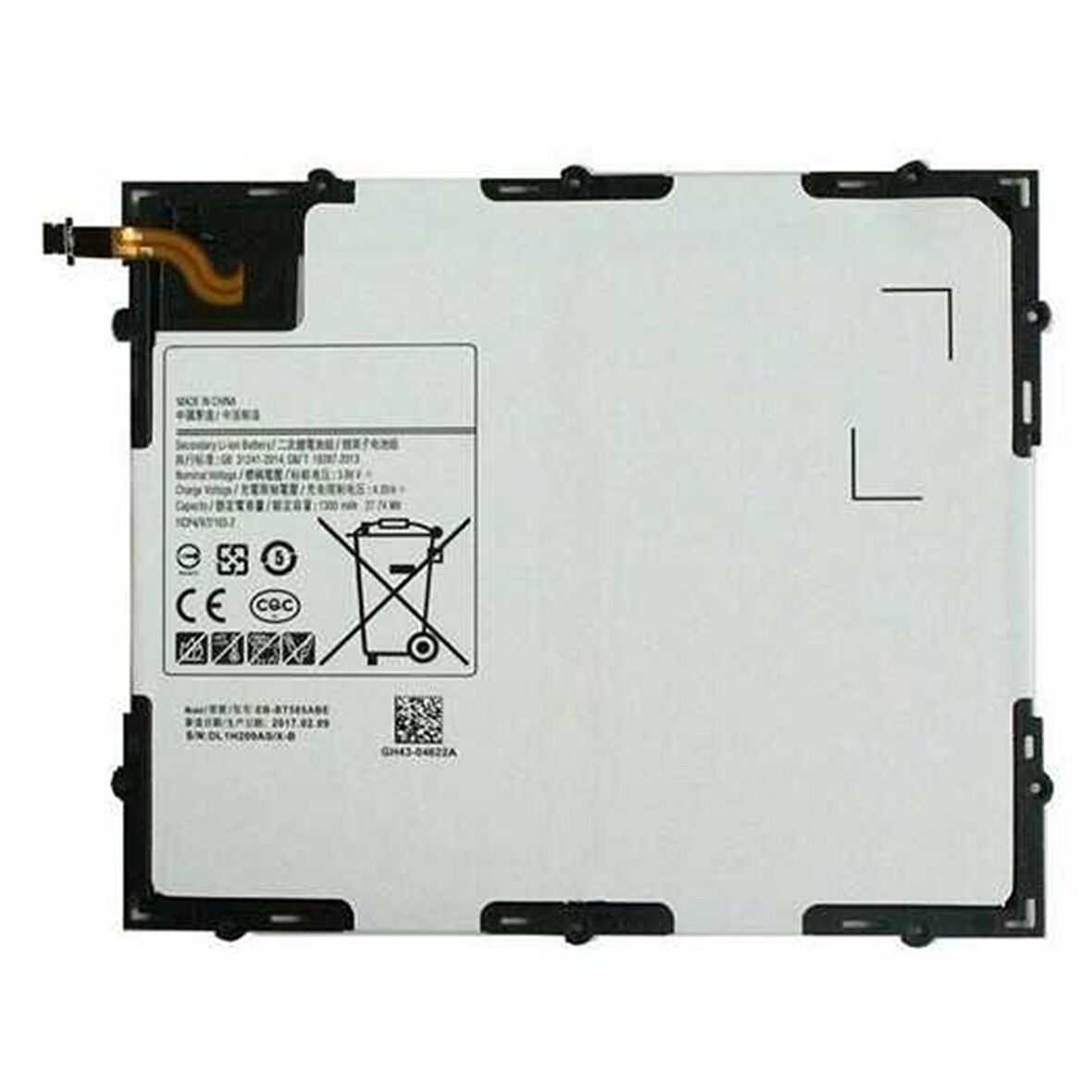 Teknonet Samsung Galaxy T580 Tab A 10.1 2016 Uyumlu Nettech 7300 mAh Batarya NT-96503