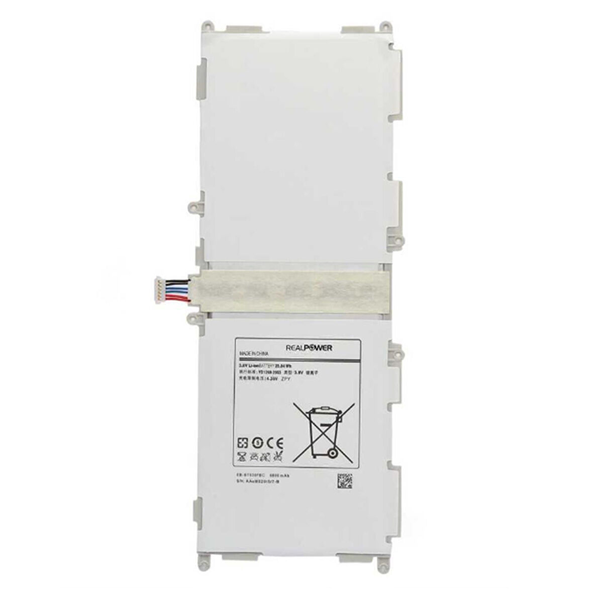 Teknonet Samsung Galaxy T530 Tab 4 10.1 Uyumlu Nettech 6800 mAh Batarya NT-96501