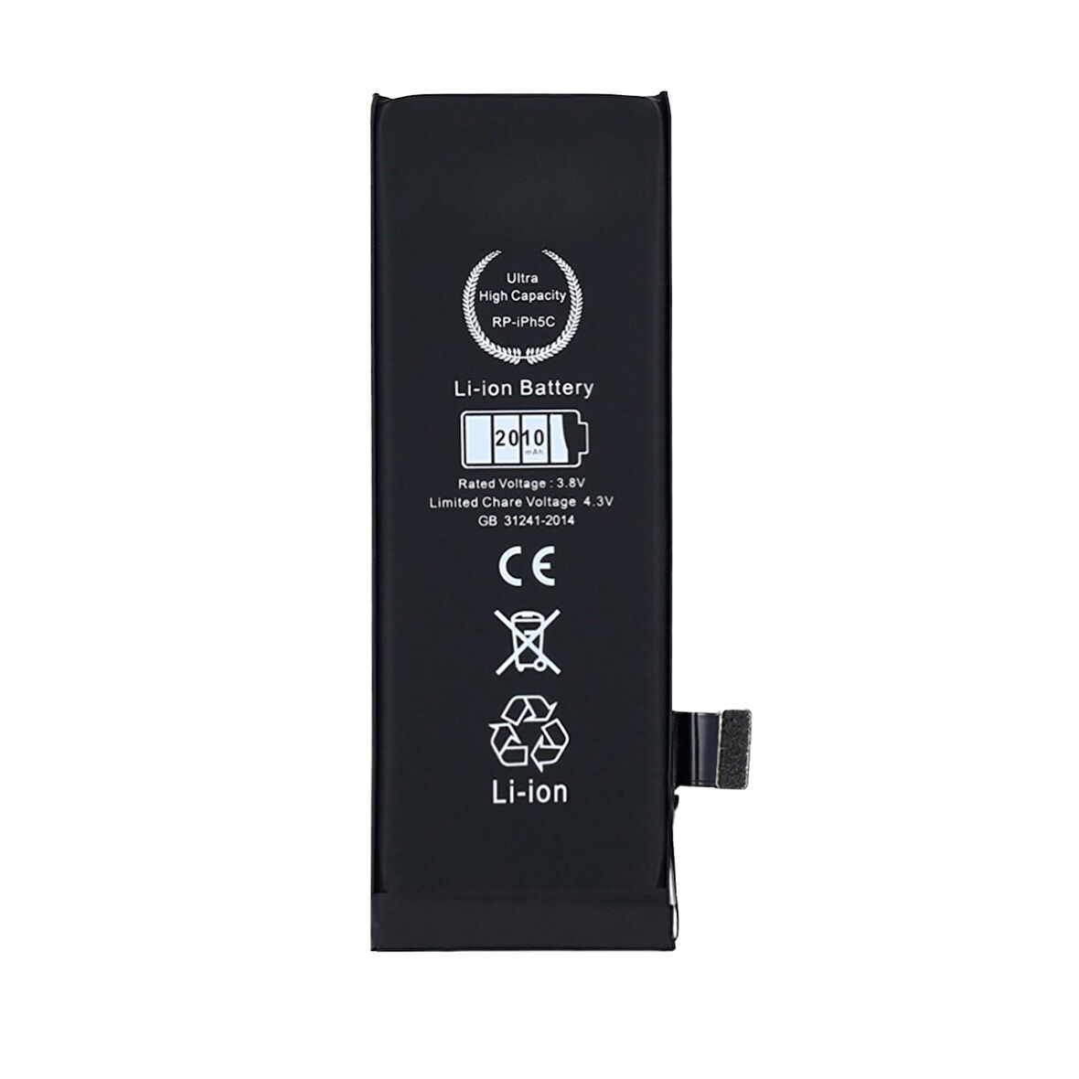 Teknonet Apple iPhone 5C Uyumlu RealPower Güçlendirilmiş 2000 MAh Batarya NT-96066