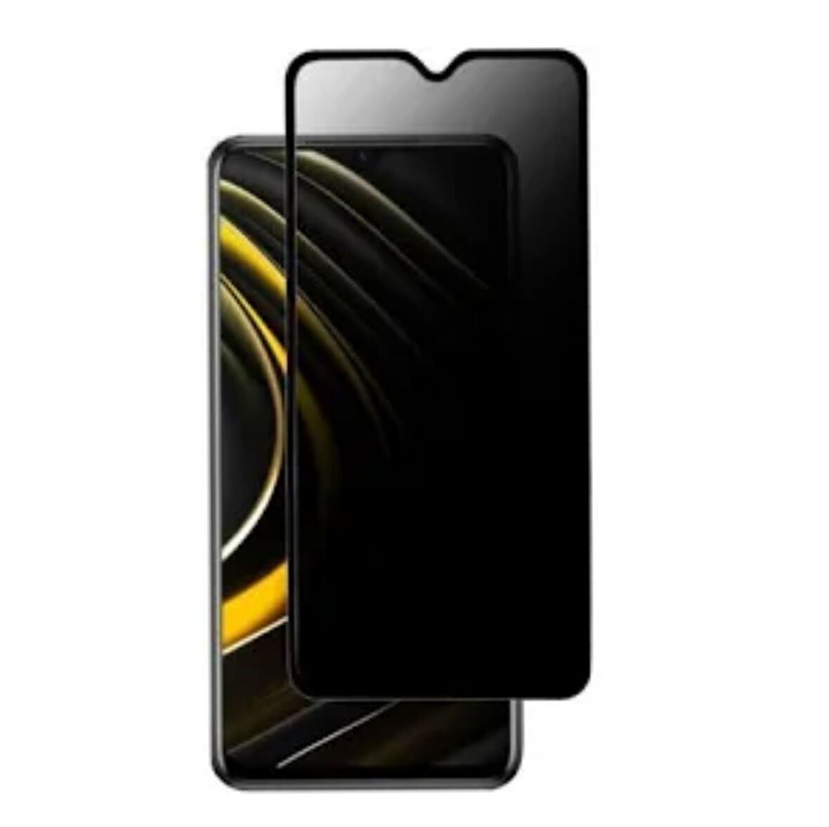 Samsung Galaxy A32 5G Uyumlu Privacy Ön Koruma Hayalet Seramik Nano Ekran Koruyucu (Siyah)