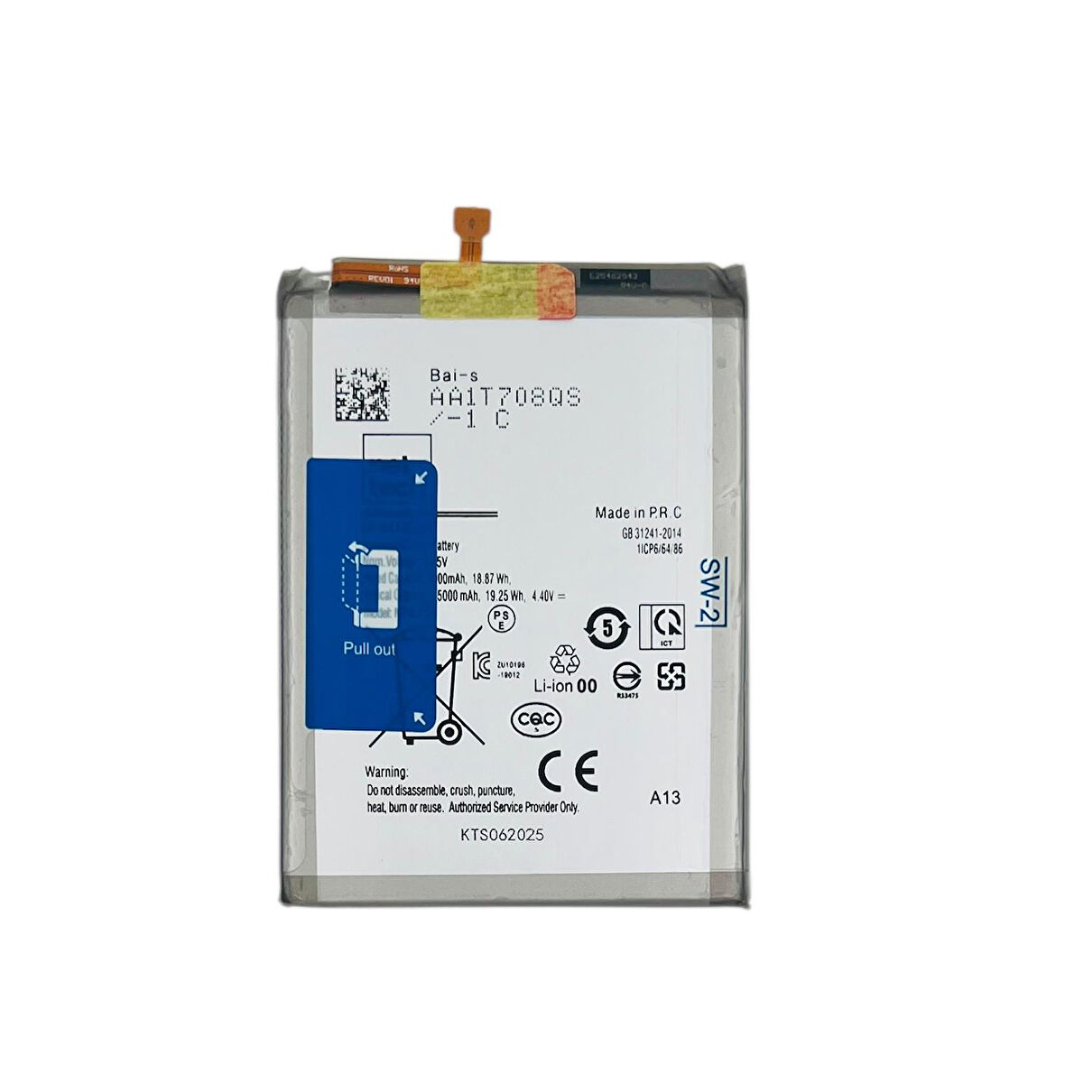 Teknonet Samsung Galaxy A21S Uyumlu Samsung EB-BA217ABY 5000 MAh Batarya NT-95254
